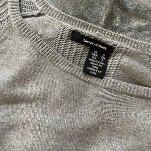 DKNY JEANS GREY SWEATER